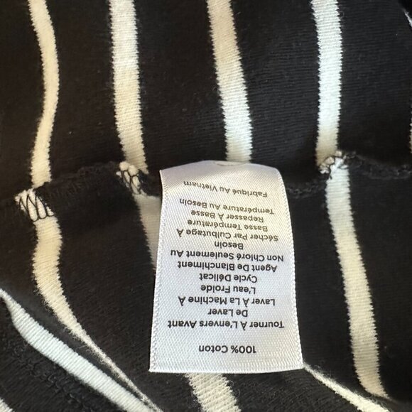 Talbots Black‎ and White Dress  Size Large - Picture 6 of 7